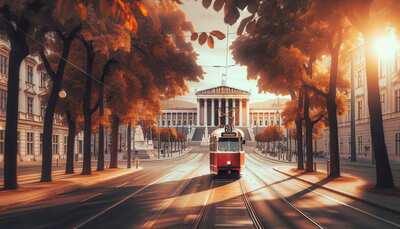 Tram auf der Ringstrasse